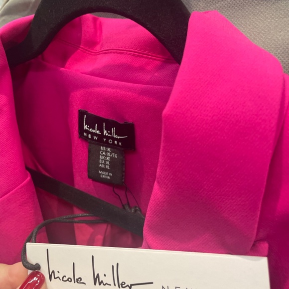 Nicole Miller Pink Blazer - Picture 2 of 4